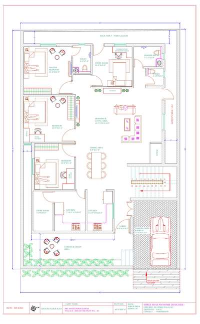 वास्तु के अनुसार 
40'X60' मकान का नक्शा
बनवाने के लिए संपर्क करे।
+918239675518 #3BHK  #2bhk  #InteriorDesigner  #HouseDesigns