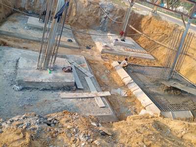 Tower foundation work