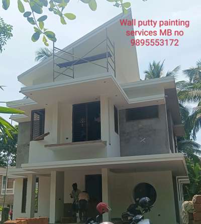 Putty painting work #puttywork #Painter #WallPainting #waterproofing_putty