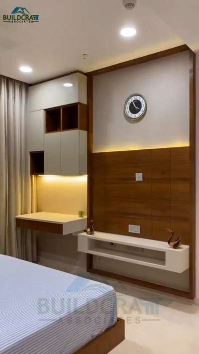 Complete Bedroom Interior Designs  Ideas In Noida - Build Craft Associates  #BedroomDesigns #WardrobeDesigns #studyroominterior