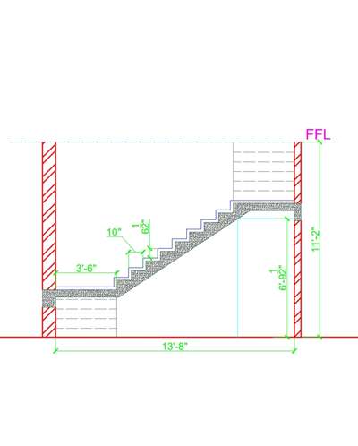 staircase section. #StaircaseDesigns  #GlassStaircase  #stairdesign  #sidhi  #jinadesign