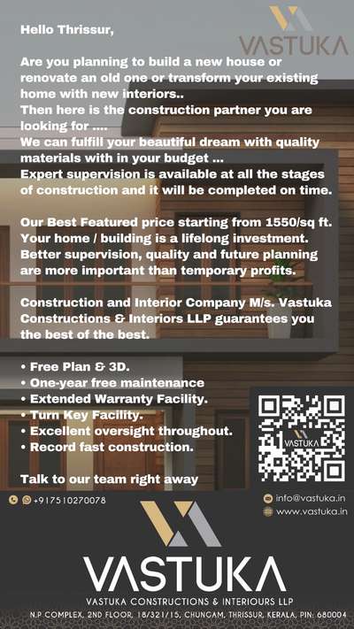 VASTUKA CONSTRUCTIONS & INTERIORS LLP