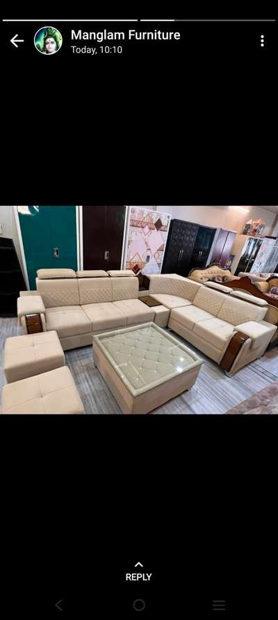 fan bala sofa 8.5 siter 
1st cualtiy without finishing 6500 per sit