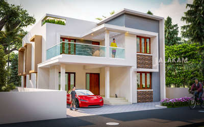 Residence at Kariyavattom, Trivandrum #render3d  #Architect  #indianarchitecturel  #keralaplanners  #koloviral  #architecturedesigns  #lumion10  #ContemporaryHouse  #residentialprojectmanagement  #trivandram