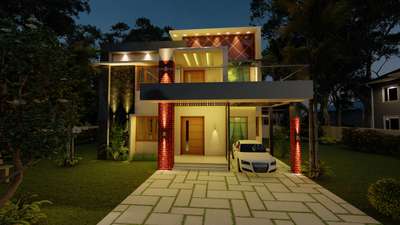 #architecturedesigns #exteriorwork #KeralaStyleHouse #ContemporaryDesigns #Eranakulam #3dhousedesigns