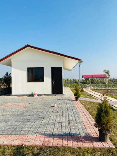 porta cabin & land scaping