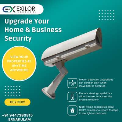 “Protect your home and business with intelligent CCTV surveillance for complete security.”
#Cctvinstallation#SecurityAutomation#CCTVSecurity#ernakulam#exilor