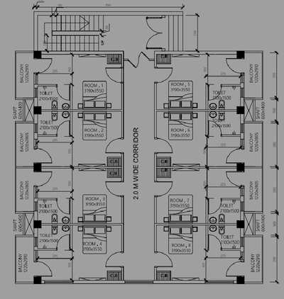 hotel cad drawing