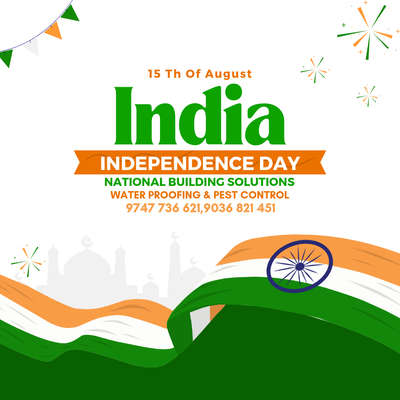 Happy Independence Day🇮🇳🇮🇳🇮🇳 #independenceday  #independitent  #independenthomes  #WaterProofings