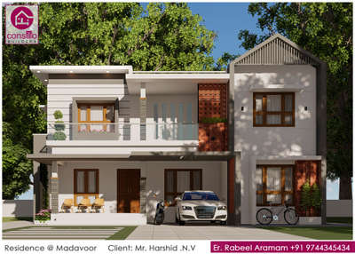 1400 sq. ft 2bhk plan and 3D model