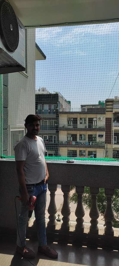 pigeon net NCR service balcony  safety net #