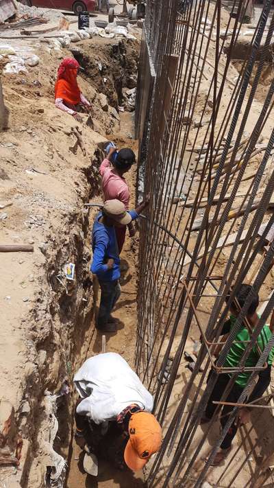 Retaining wall...on site work