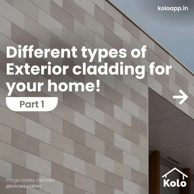 Check out the various exterior cladding types - Part 1

Tap ➡️ to view the next pages of cladding options for you to choose from.

Which one is your favourite out of the lot? Let us know in the comments ⤵️ . 👍🏼🙂

Learn tips, tricks and details on Home construction with Kolo Education.

If our content helped you, do tell us how in the comments ⤵️

Follow us on Kolo Education to learn more!!! 

#koloeducation #education 
#HouseConstruction #cladding #InteriorDesigner #architecture #categoryop #interiors #homedesignideas #cladding