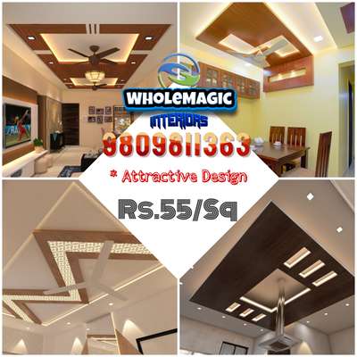 WholeMagic is a company that specializes in gypsum board work. Our team of experienced professionals can provide a  variety of services including installation, repairs, and finishing. We use the highest quality materials and the latest technology to ensure that our work is of the highest quality and meets the standards of both residential and commercial projects. Our goal is to provide our clients with the best possible service and the most reliable results.
 # gypsum board
 #FalseCeiling 
 #GypsumCeiling 
 #ceiling