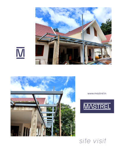 Tile Roofing and Toughened Glass Canopy