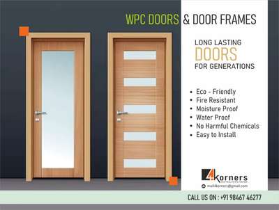 ♦️ WPC DOORS & DOOR FRAMES... L
ONG LASTING DOORS FOR GENERATIONS.