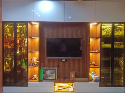 LCD panel with bar with crockery set new design