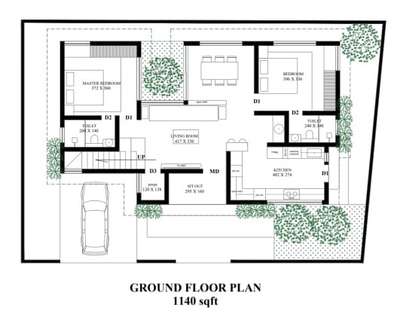 Plan under 1500 sqft with 2 bedrooms house.
 #architecturedesigns  #FloorPlans  #architecturedesigns  #architectindiabuildings  #kerala_architecture  #keralastyle  #KeralaStyleHouse