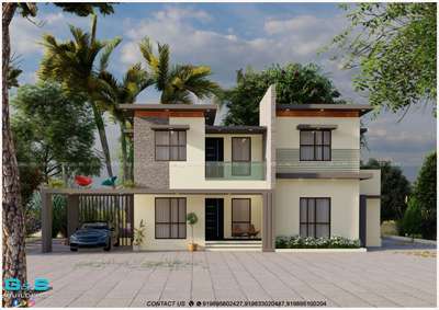 Residence at chemmad .
Malappuram
Area: 2235.00 sqft
type : Flat roof 
for more details: 9633020487