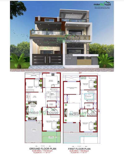 naksha+3D elevation #ElevationHome #3d