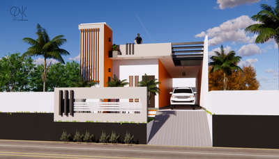 Greater noida single story house design
tried to go with minimal materials with modern look
clients wants affordable house with all possible functionality 
#modernhome 
#budget_home_simple_interi 
#SingleFloorHouse 
#Akthinkers
#Architect