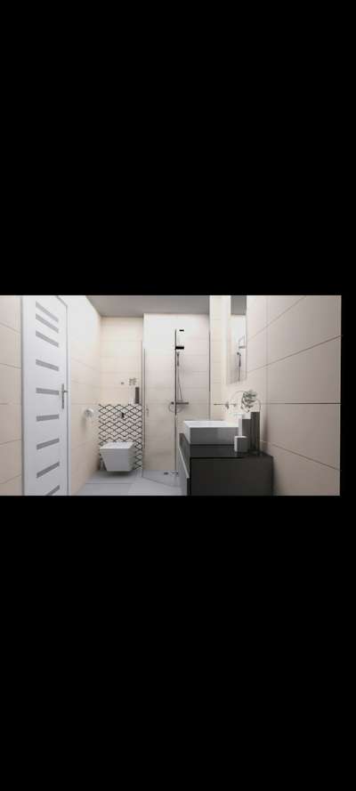 Small bathroom design 
Happy client
 #BathroomDesigns  #BathroomTIles  #BathroomIdeas  #washroomdesign  #COUNTERTOP #Shower_Cubicle_Partition