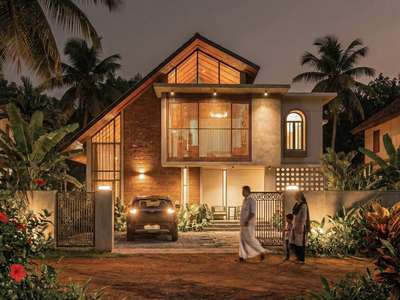 2400 sqft home
 #Homedecore  #HouseDesigns #FloorPlans #veedupani #veed  #5BHKHouse