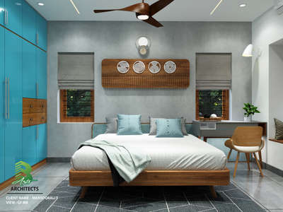 A warm, luxurious master bedroom where every corner is designed with intent — from the sleek wardrobe lines to the soft ambient lighting, curated textures, and a calming colour palette that brings comfort and class together.

Client :Mansoor Ali 
Area : GF MASTER BEDROOM