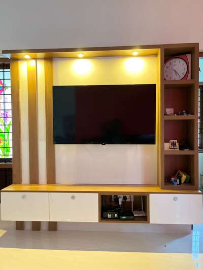 # T.v unit.
#Modular kitchen
#Gypsum ceiling.