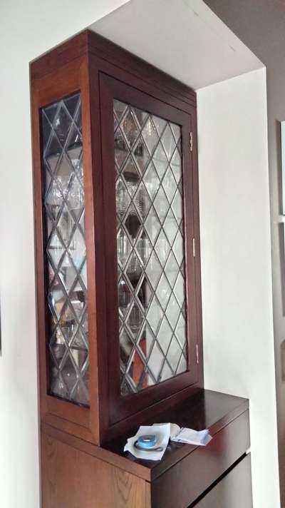 Crockery Unit with Stained Glass 
 #StainedGlass