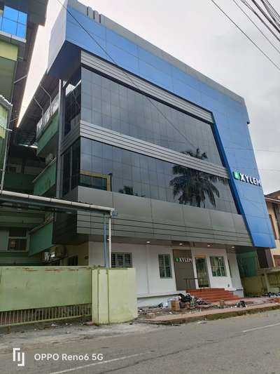 xylem thrissur #acp_cladding #acp_design #acpsheets #glazing #acpwork #Thrissur #glasswork