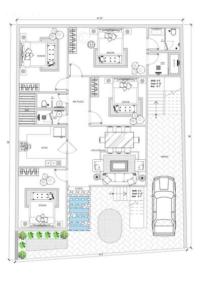 Plan your home with our skilled & qualified team with great concept.. #2DPlans #floorplan #bugethomes #CivilContractor #CivilEngineer #freeplan  #budgetplans