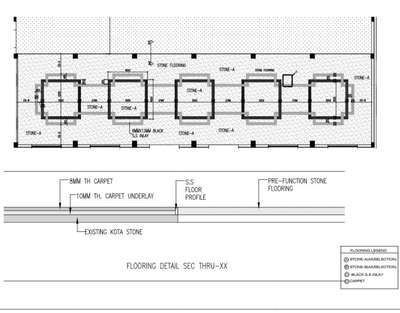 FLOORING DESIGN AND SECTION