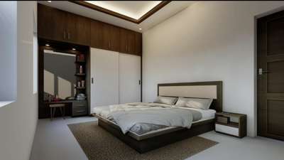 Contemporary and minimalist bedroom design