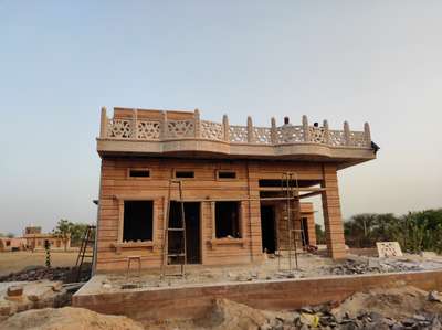 jodhpur chhitr stone
home elevation jali and design