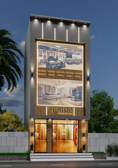 Exterior design by
Mk design & Consultant
Muzaffarnagar 
 #ElevationHome #ElevationDesign #exteriors