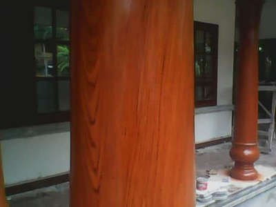 CEMENT FILLER ARTIFICIAL TEAK GRAINS :ASIAN EXTERIOR PU FINISHING