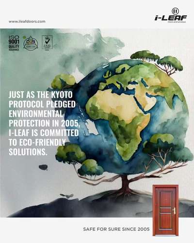 Embracing the spirit of the Kyoto Protocol, i-Leaf Doors and Windows reaffirms its commitment to the planet with eco-friendly solutions in home security solutions.

Since 2005, the year of environmental awakening, i-Leaf has been ensuring that safety and sustainability are the cornerstones of your home.

#EcoFriendly #SustainableLiving #iLeafDoors