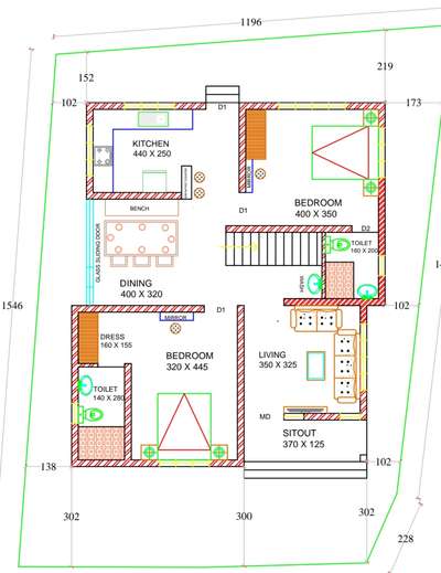4.5 cent plan

 #FloorPlans #houseplan