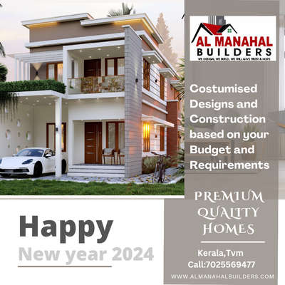 May the coming year bring you joy and success! Wishing you a prosperous New Year filled with happiness and new opportunities - AL Manahal Builders and developers Neyyattinkara, Tvm
Call 7025569477 

#builders 
#contractingcompany 
#budget_home_simple_int 
#Budgethomedesigns 
#ContemporaryDesigns 
#kerala_architecture 
#kishorkumartvm 
#qualityconstruction