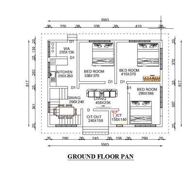 plan : 1
west face vastu homes...
Ground Floor.  #Vastuforlife  #vastu  #KitchenIdeas  #3BHKHouse  #comfy  #rectangularhome  #HouseConstruction  #ContemporaryDesigns  #Vastuconsultant
