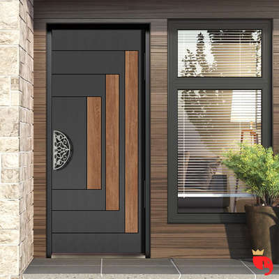Modern Doors #DoubleDoor  #FrontDoor   #micalaminates  #sagwan_doors