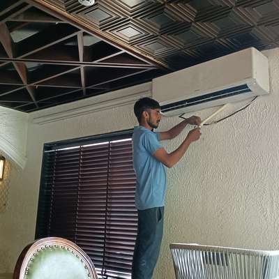 Today work in udyog vihar phase 3 Gurgaon  #Acrepair  #gurgaon