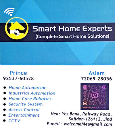 smart home expert. 
Best price and fastly services is our identity.