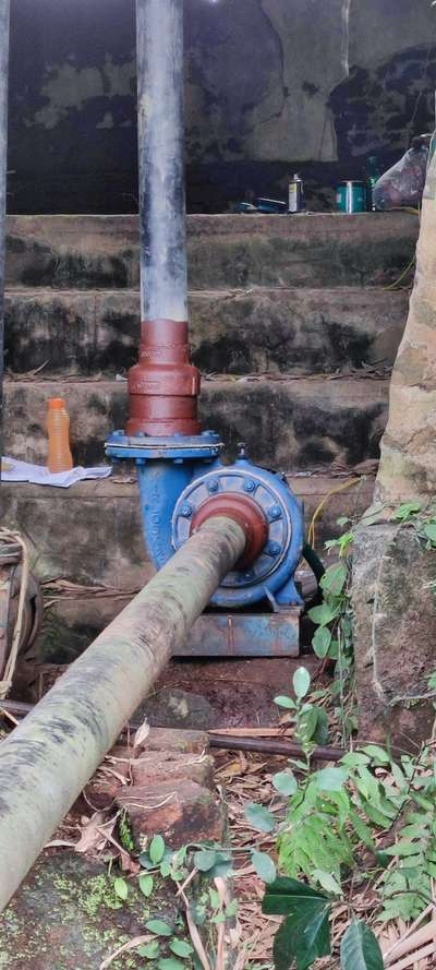 10 hp kirloskar monoblock pump installation at state seed farm Aluva