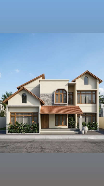 #TraditionalHouse #tropicalhouse #exterior_Work #exteriordesigns #KeralaStyleHouse #realistic