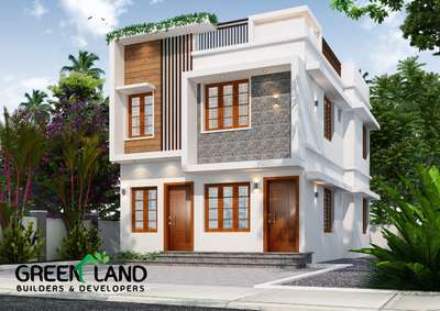 2.250 cent 4 bed,1300 sft contemporary house designe  #ContemporaryDesigns  #ContemporaryHouse  #SmallHouse  #smallplots