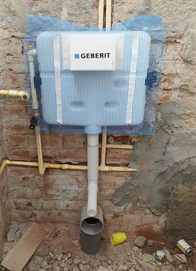 concealed cistern with wall hung WC seat  #Plumbing #Plumber