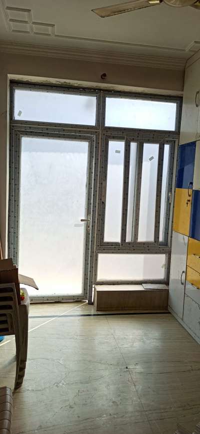 upvc sliding window and openable door