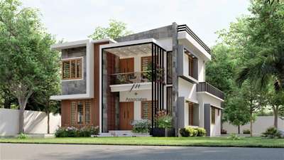 New Residence -2200 Sq.ft, Mankave -Kozhikode